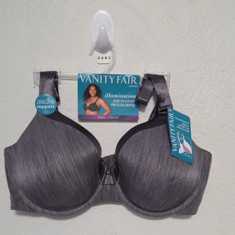 NWT "Vanity Fair" Illumination Underwire Full Figure Womans Bra Size 40D
